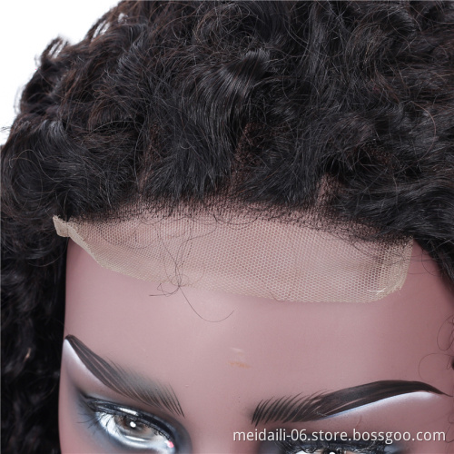 Wigs Human Hair Deep Wave Curly Brazilian Mink Lace With Baby Dhl Transparent Indian Top Light